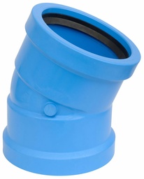 [7670939] 4"x22 1/2D PVC ELBOW CIOD DR18 BxB BLUE BRUTE