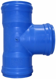 [7670972] 6"x4" PVC TEE CIOD DR18 BxBxB BLUE BRUTE