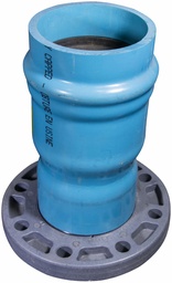 [7671090] 4" PVC ADAPTER CIOD DR18 BxFL T.B. FAB BLUE BRUTE