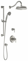 [3742524] Rustik TD2 Thermostatic Shower System with Wall Arm (less valves)