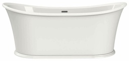 [6452439] Elina 66" x 34" Center Drain Freestanding Tub