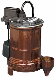 [1582735] 1/3 HP 1-Phase 115V Cast Iron Sump Pump with 10' Cord and VMF Switch