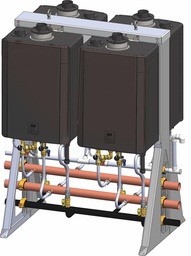 [3681415] 4 Unit Free Standing Rack with Sensei CX Tankless Water Heaters