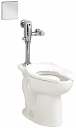 [1351166] Madera 1.0 GPF Floor Mounted Elongated Flushometer Bowl with Top Spud (Less Seat)