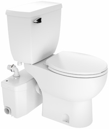 [7005052] Saniplus Round Toilet Combo with Macerating Pump for Full Bathroom Application