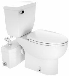 [7005053] Saniplus Elongated Toilet Combo with Macerating Pump for Full Bathroom Application