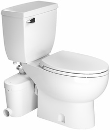 [7005055] SaniAccess3 Elongated Toilet Combo with Macerating Pump for Ful Bathroom Application