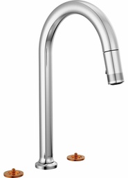 [3051097] Kintsu 2-Handle Kitchen Faucet with Pulldown Spray (Less Handles)