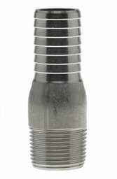 [7661700] ZPMA-075 - '3/4" MPT x 3/4" INS. Zinc Plated Insert Adapter'