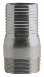 [7661740] ZPMA-200 - '2" MPT x 2" INS. Zinc Plated Insert Adapter'