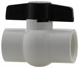 [7647090] 0929-12 - '1 1/4" FPT PVC Ball Valve Epdm Seat - Epdm Stem O-Ring'
