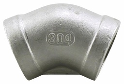 [7119915] SS304E4-03 - '3/8" 304SS 45 Elbow Iso4144'