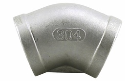 [7119919] SS304E4-12 - '1-1/4" 304SS 45 Elbow Iso4144'
