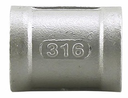 [7110785] SS316C-05 - '1/2" 316SS Coupling Iso4144'