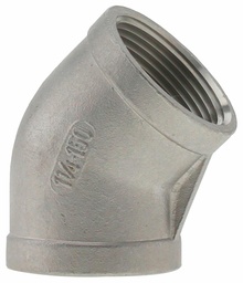 [7110575] SS316E4-12 - '1-1/4" 316SS 45' Elbow Iso4144'