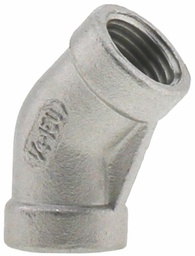 [7110550] SS316E4-02 - '1/4" 316SS 45' Elbow Iso4144'