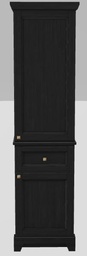 [2570598] 18 RH Linen Tower Bellrose Upper and Lower Doors with Prestige Knobs