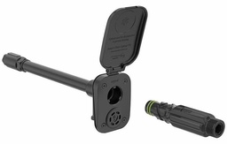 [7097089] 12" Hydrant V2+ - Matte Black