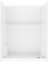 [6451916] Icon 60" x 32" RH Drain Alcove 1-Piece Shower