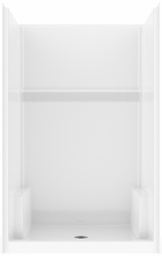[6451906] Icon 48" x 36" Center Drain Alcove 1-Piece Shower