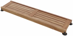 [6459802] 60" Straight Teak Shower Seat