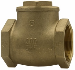 [1539100] 08061011NL - 'No Lead 3"FPT Swing Check'