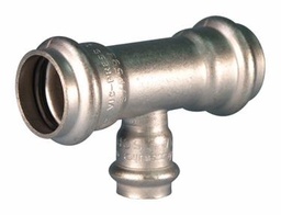 [6663025] 1-1/2" x 3/4" Vic-Press Reducing Tee 304 Stainless Style P593