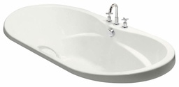 [6454675] Living 6642 Center Drain Drop-In Tub
