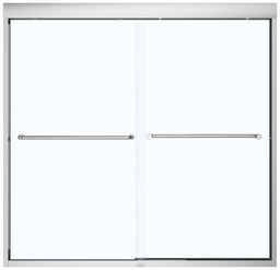 [6452293] Kameleon 55-59" x 57" Sliding Tub Door with SoftClose & Towel Bar