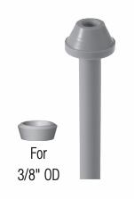 [1690600] 12" Pex Toilet Riser 3/8" OD