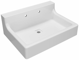 [1324420] Oak Hill 30" 2 Hole Bathroom Sink for Wall Mount or Console/Vanity
