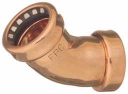 [1228380] 1 COPPER LOC 45° ELBOW