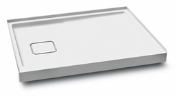 [3748418] Kover 48x32 Acrylic Shower Base with LH Drain and Integrated Tiling Flange on 3 Sides