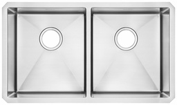 [7080190] Pekoe 2 Bowl Undermount Kitchen Sink with Sink Grid