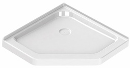 [6451402] 36" Neo-Angle Center Drain Corner Shower Base