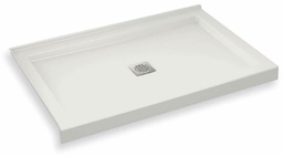 [6451715] B3Square 4836 Center Drain Left Corner Shower Base