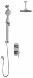 [3742720] RoundOne TD2 Thermostatic Integrated Diverter Shower System with Vertical Ceiling Arm (less valve)