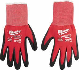 [4516200] (6) CUT 1 NITRILE GLOVES - S