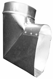 [5621655] 6" Round to 6" Oval (3 x 7-3/4) End Boot