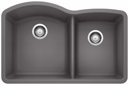 [1215020] Diamond U 1.75 Bowl Undermount Silgranit Sink