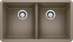 [1217905] Horizon U 2 Bowl Undermount Silgranit Sink