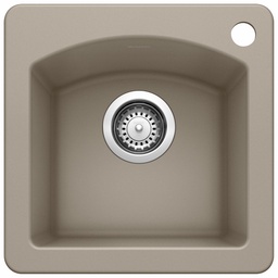 [1214220] Diamond Mini 1 Bowl Drop-In Silgranit Sink