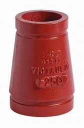 [6661655] 6" x 3" Grooved Concentric Reducer AWWA Ductile Iron No. 50-C