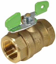 [6032005] 004-20026 RED-WHITE 5044W-LF 3/8 600WOG BRS-LF FIP FP BALL VALVE WING