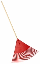 [5430955] Wide-Head Poly Leaf Rake - 30 Inch/30 Tines