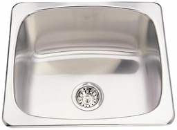[4405180] Steel Queen 20-1/8" 1 Bowl Drop-In Laundry Sink