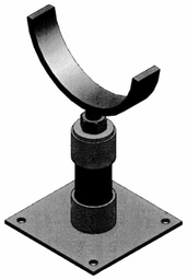 [7674910] GALVANIZED 4" PIPE STAND CRADLE PSC-4