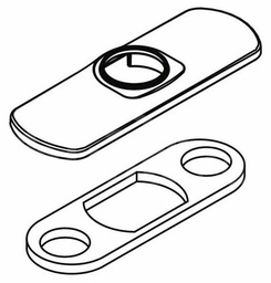 [5925082] Escutcheon Plate for Bathroom Faucet