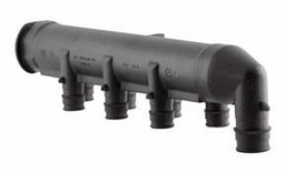 [1819885] 3/4" EP Branch Multi-port Elbow, 8 (1/2") outlets with mounting clips