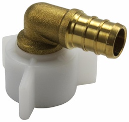 [7895812] 1/2 NL BRASS PEX x FPT NUT SWIVEL EL